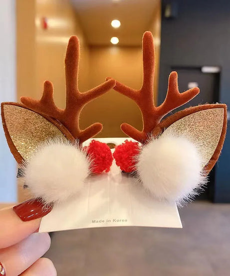 Kawaii Christmas Ear Hair Clip