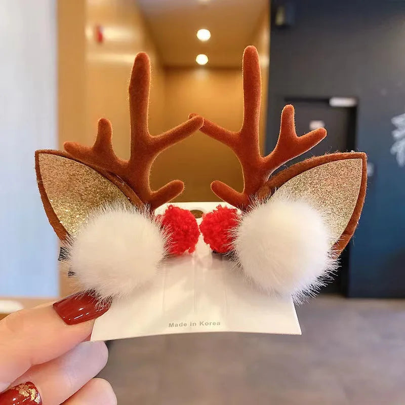 Kawaii Christmas Ear Hair Clip