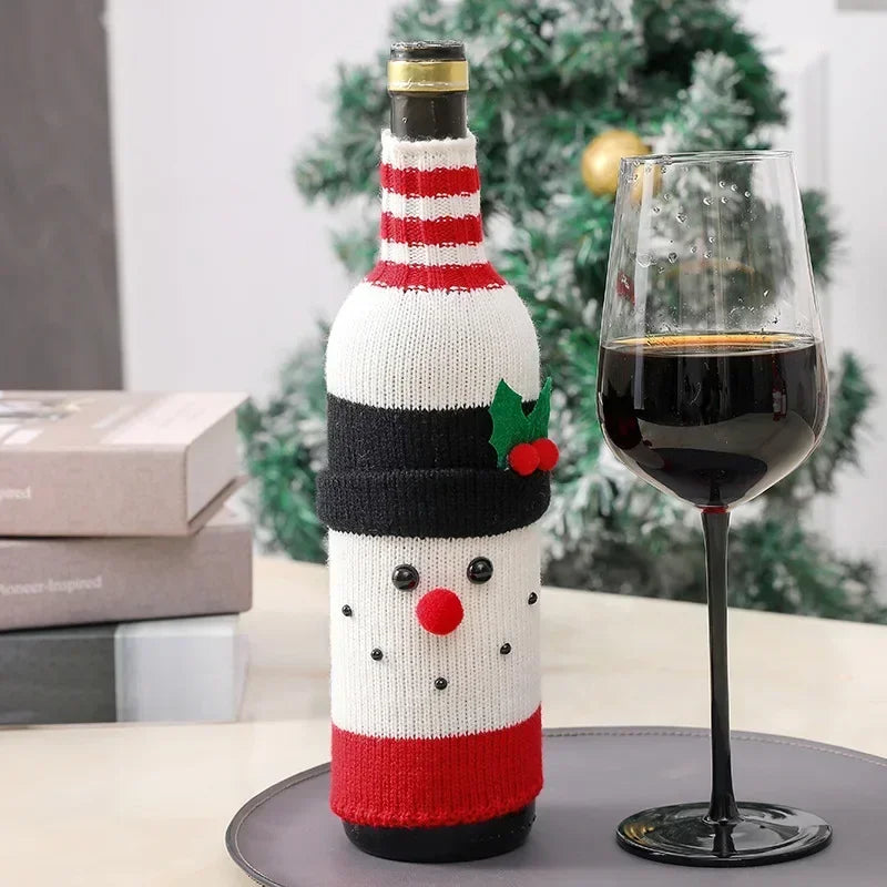Christmas Wine Bottle Cover