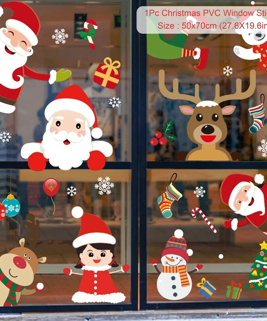 Christmas Wall Window Stickers