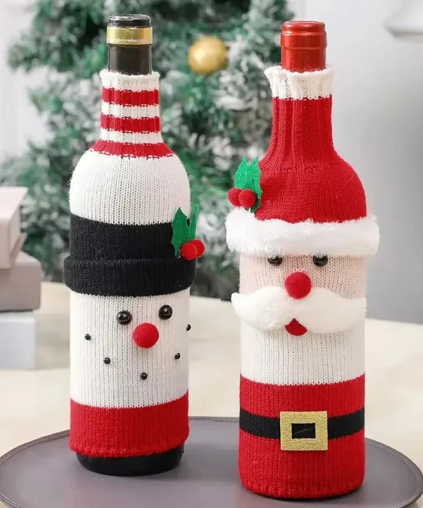 Christmas Wine Bottle Cover