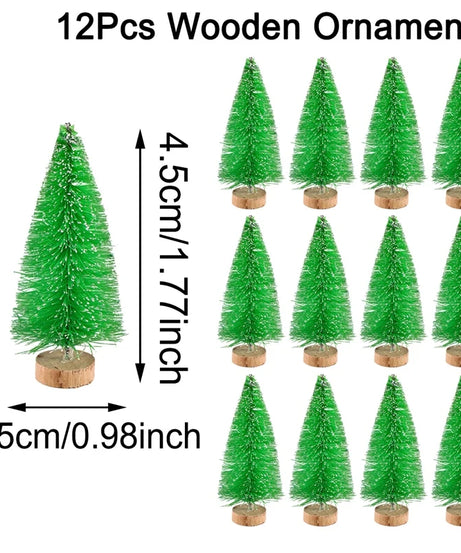 Mini Wooden Christmas Tree